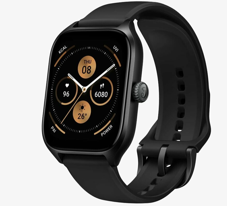 Смарт-часы Amazfit GTS 4, AMOLED-экран 1,75", 300 мАч, 154 спортивных режимов