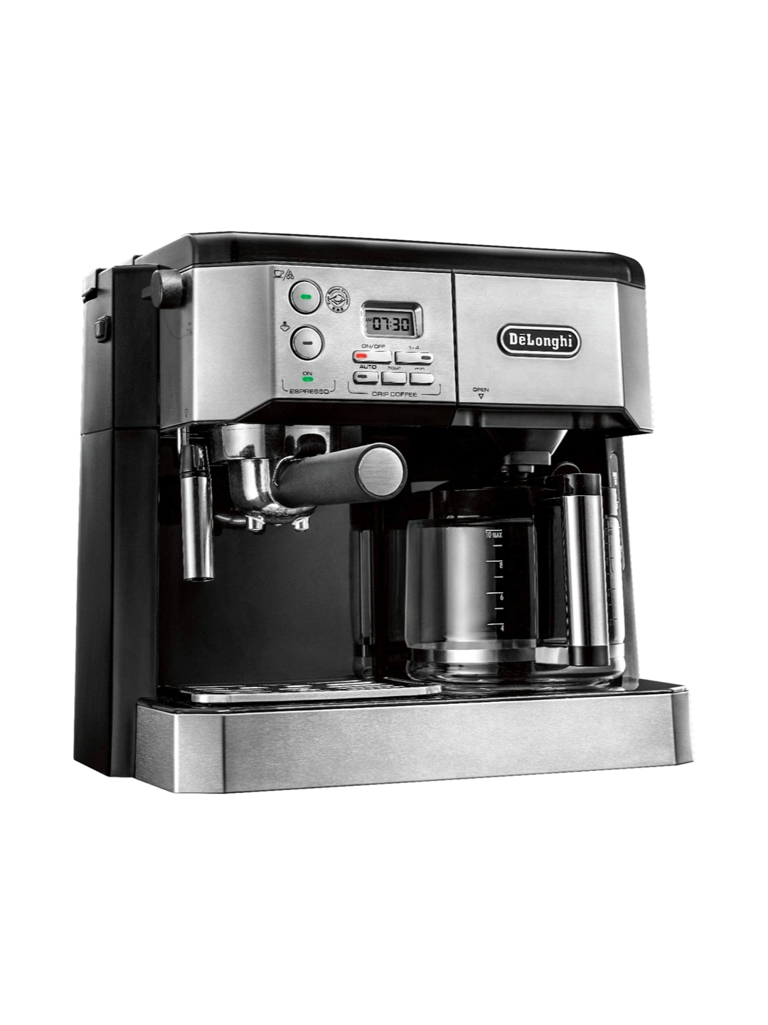 Кофеварка Delonghi BCO 431. S, комбинированная, 1,2 л, нержавеющая сталь, серебристый