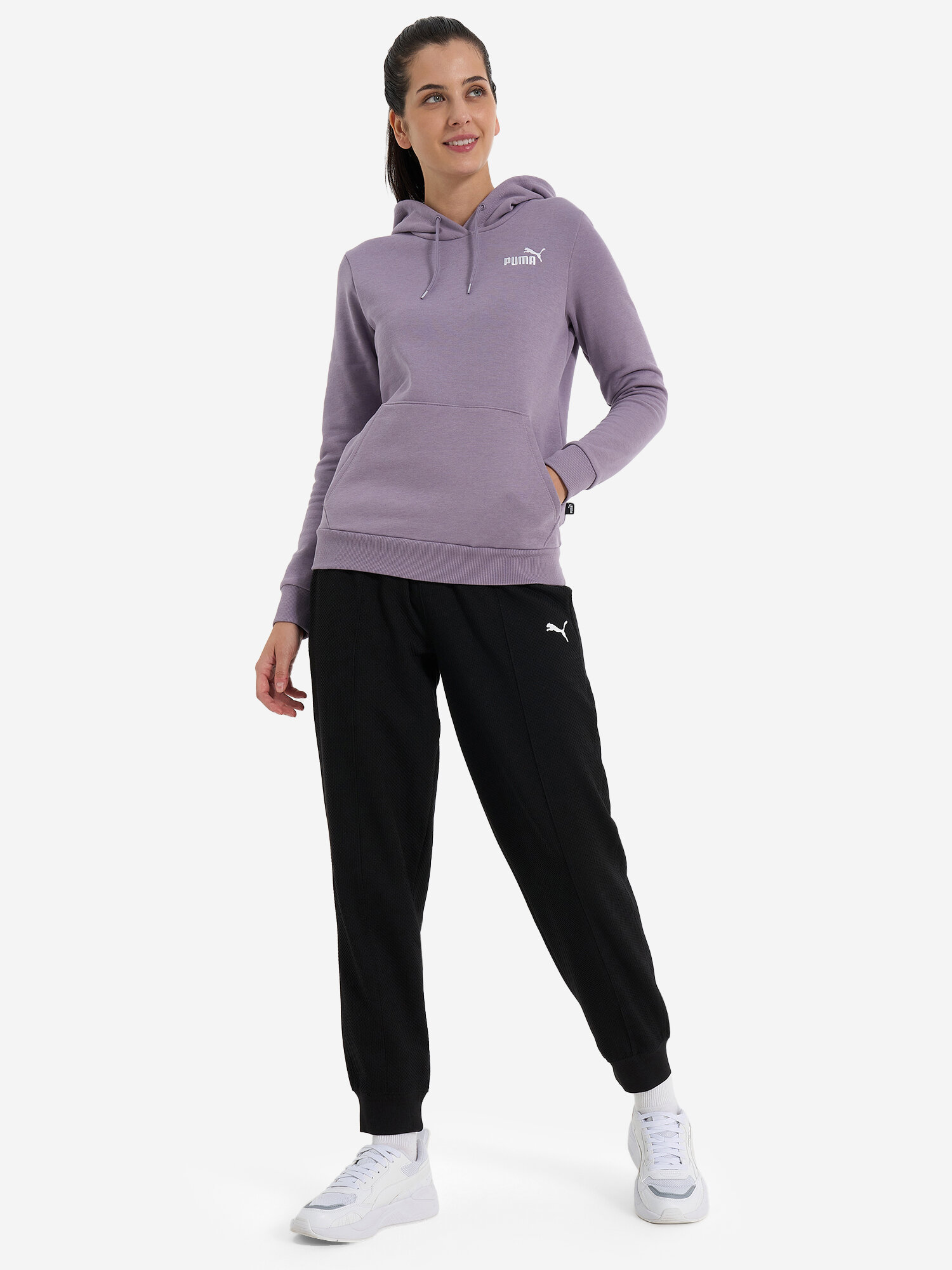 Худи PUMA, размер S, , фиолетовый — фото 1