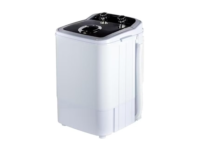 Стиральная машина Horizont WM-4601W Black активаторная до 4 кг 340 об/мин белый/черный