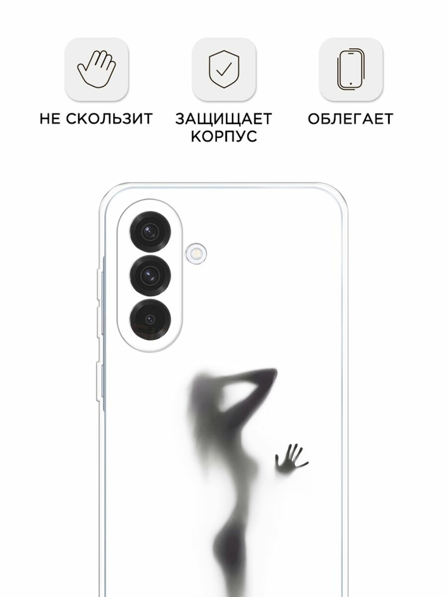 Чехол на Samsung Galaxy A36 5G / Самсунг A36 5G с принтом "Стекло в душе" — фото 1