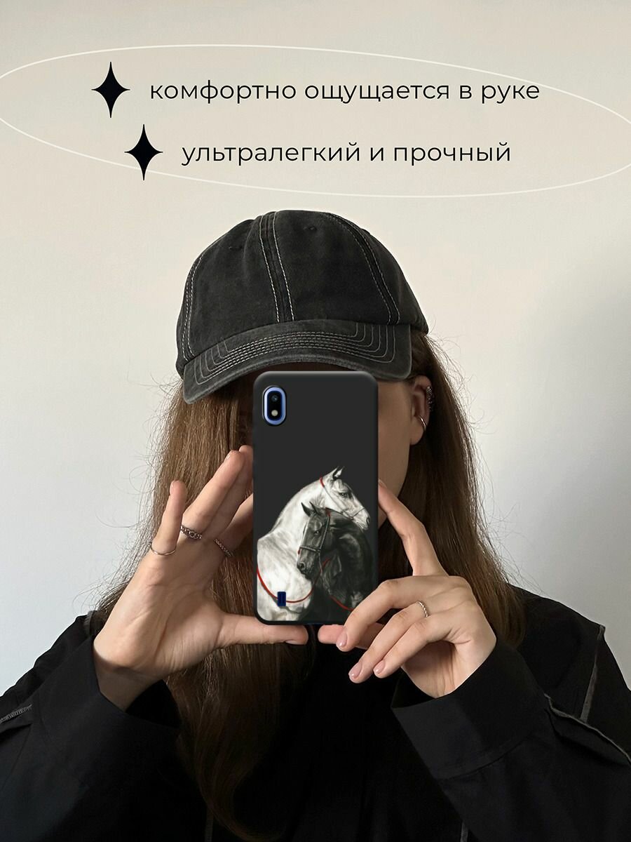 Чехол на Samsung Galaxy A10 / Самсунг А10 с принтом "Верная любовь" — фото 1