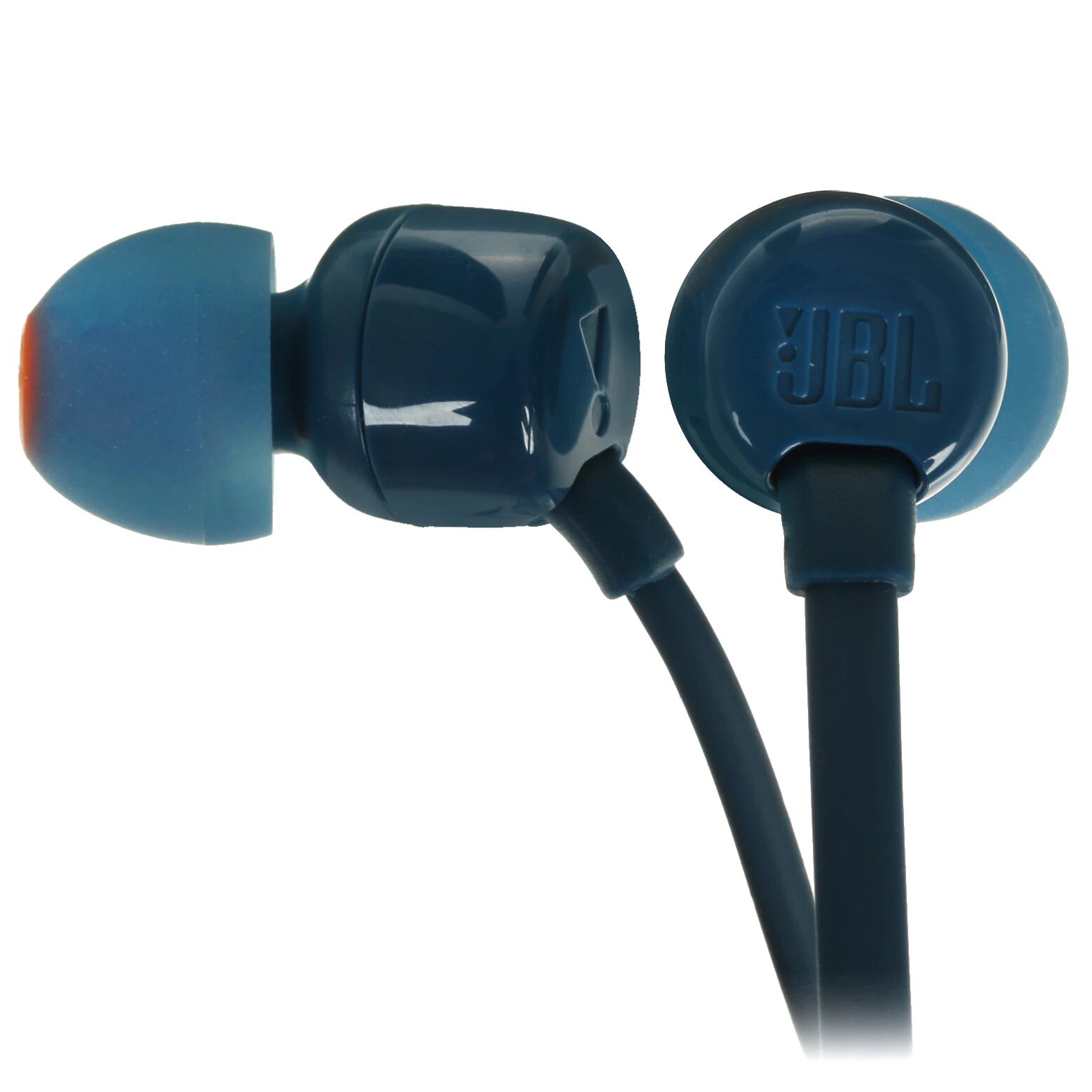 Наушники JBL Tune 110, 3.5 мм, внутриканальные, синий, (jblt110blu)
