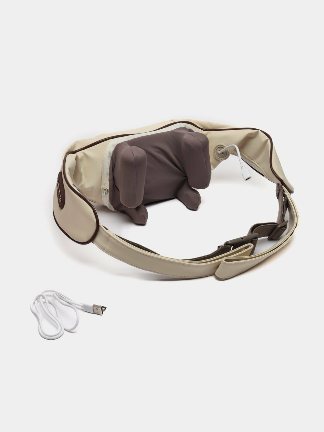 Массажер для шеи и плеч, с несколькими режимами и подогревом - Бежевый