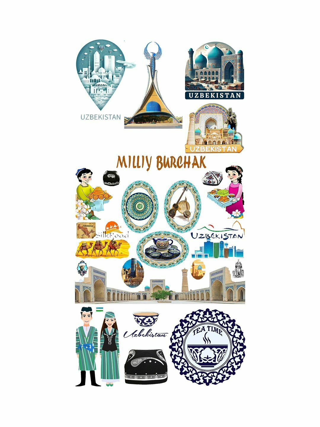 Наклейки на различные темы