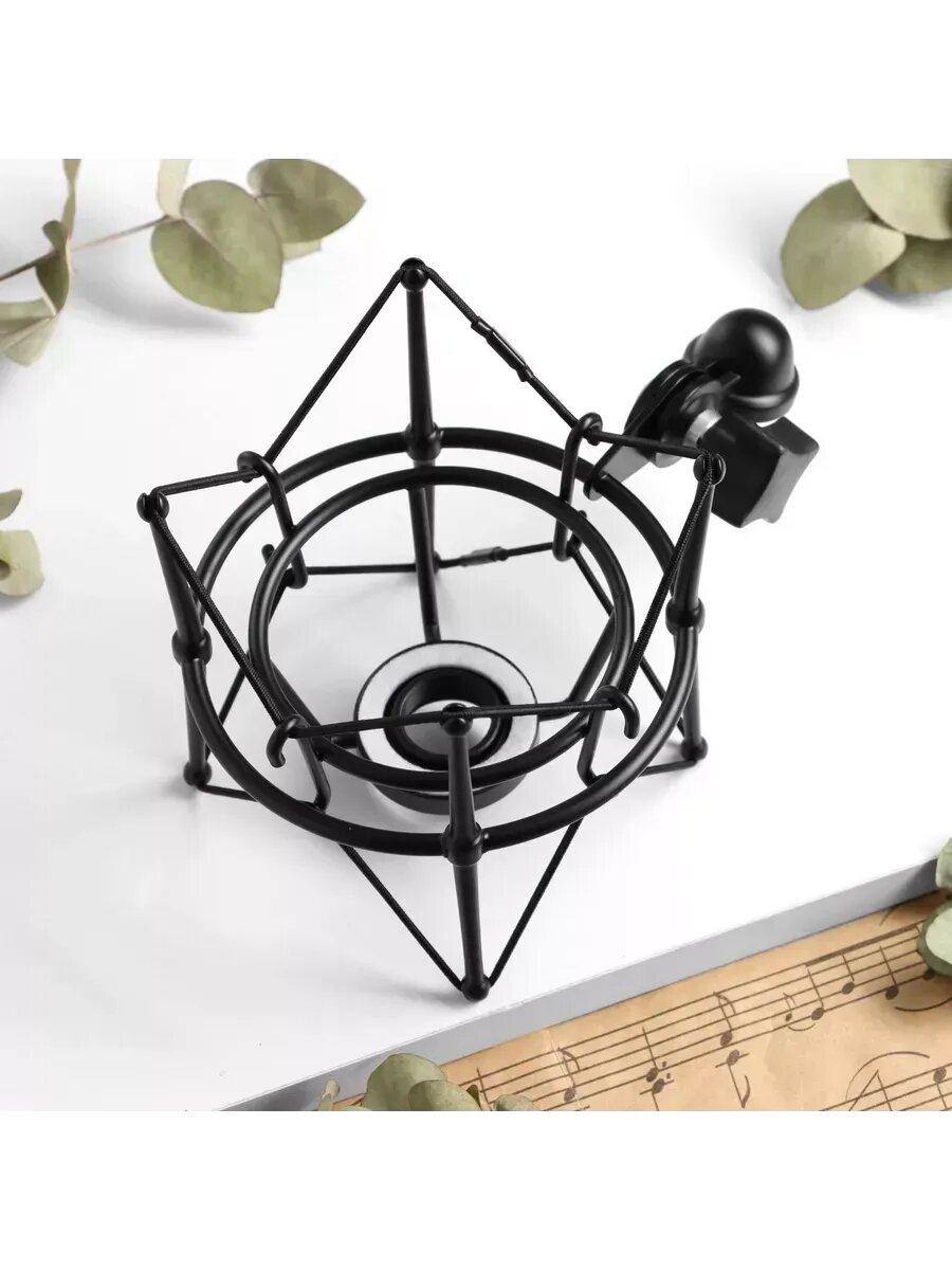 Держатель для микрофона Music Life pro, металлич, черный