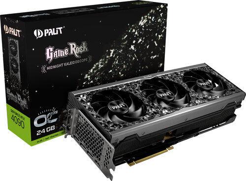 美品　RTX4090 GameRock OmniBlack　24G　GDDR6X Видеокарта Palit GeForce RTX 4090 GameRock OmniBlack 24 ГБ