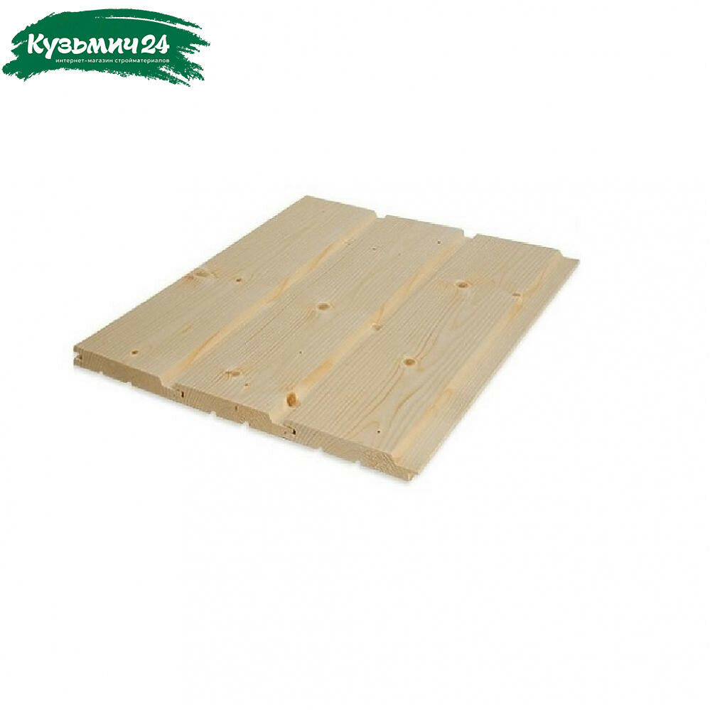 Евровагонка сорт А Хвоя Архангельск 12.5х96х2550 мм в упаковке 10 штук