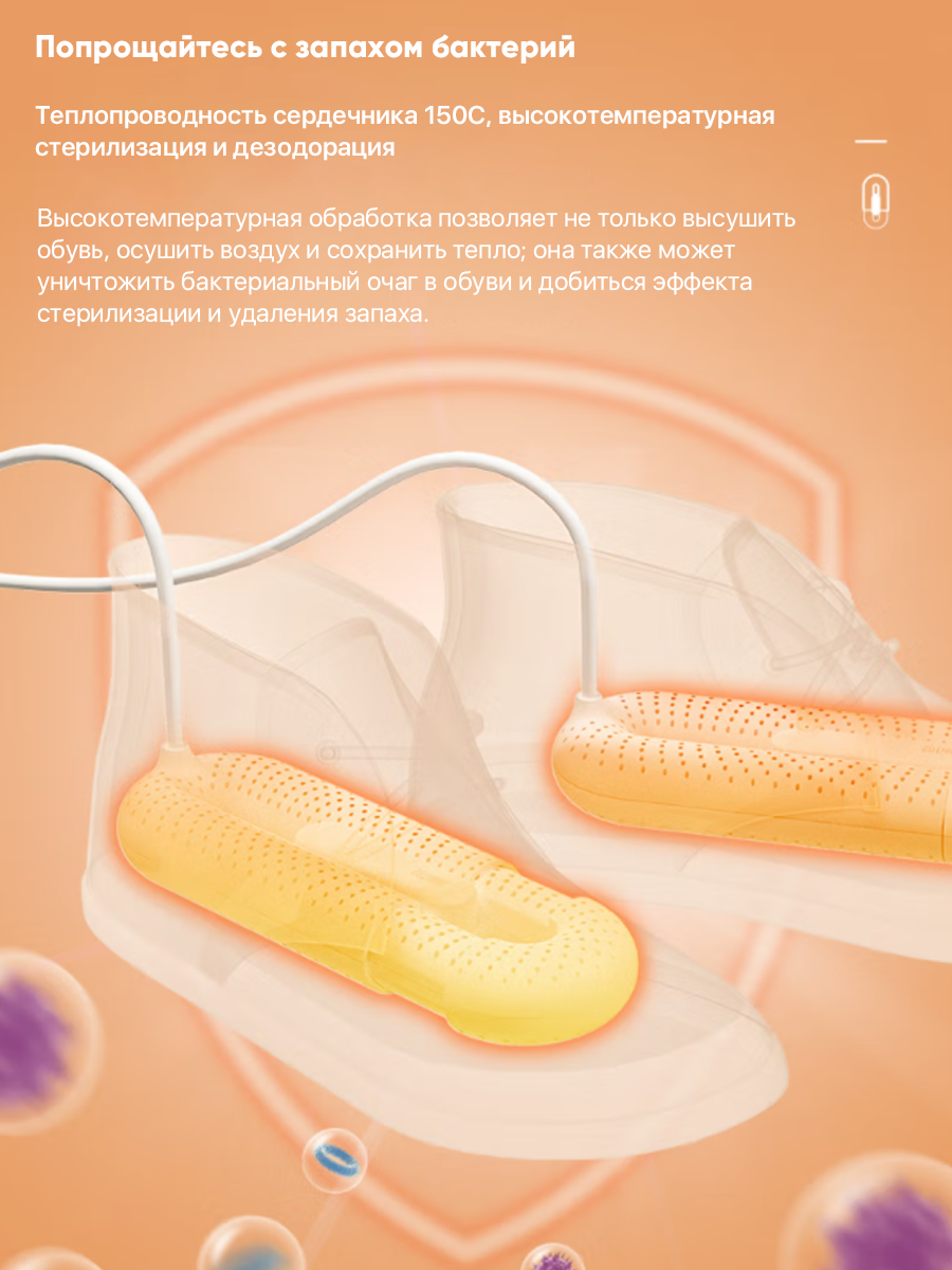 Сушилки Для Обуви Xiaomi Сушилка для обуви Sothing Zero-Shoes Dryer With Timer, синий