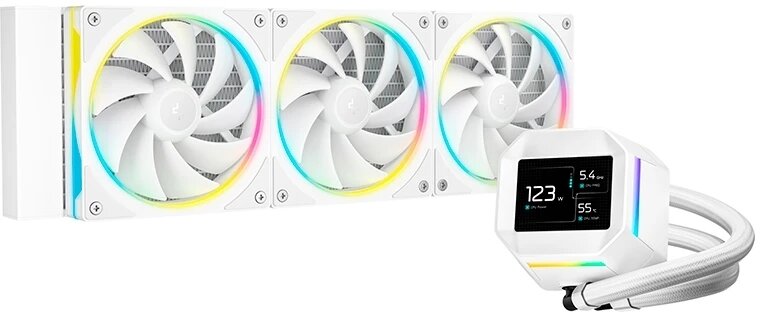 Система жидкостного охлаждения DeepCool LM360 WH