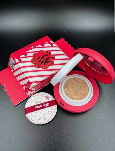 Изображение товара Кушон Chupa Chups Красный, для всех типов кожи, SPF 50+, оттенок Ivory 1.0