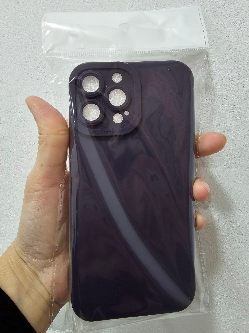 Чехол на iPhone 13 Pro Max "Soft Touch", силикон, матовый, ударопрочный, фиолет — фото 1