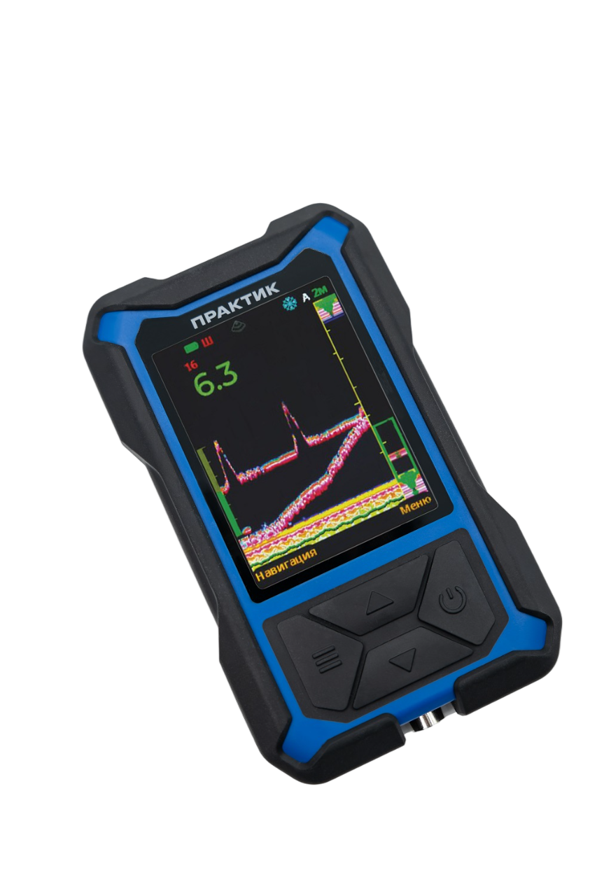 Эхолот Практик 8 макс ДУО (экран 3,5" IPS, структурный датчик эховизор)