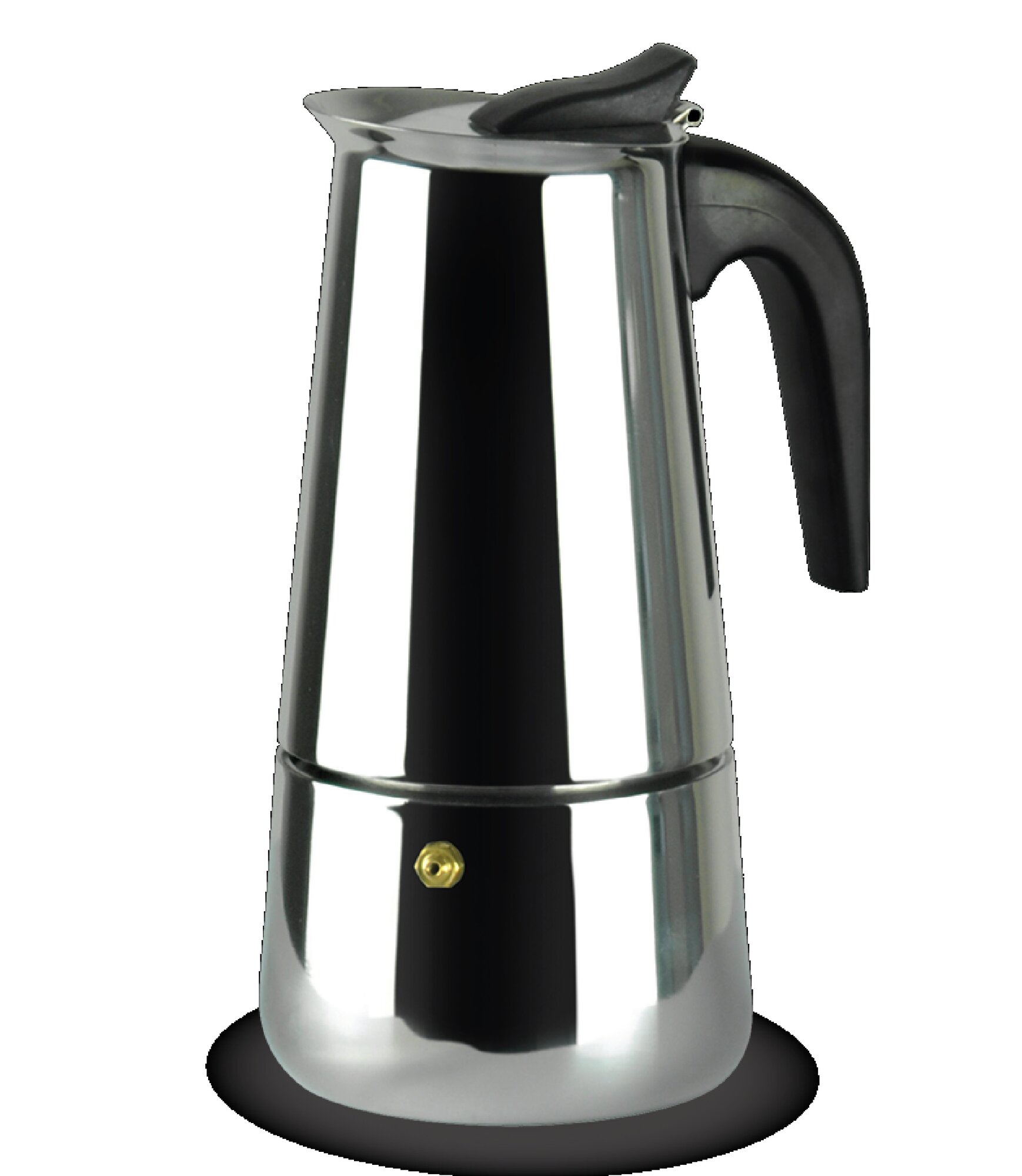 Гейзерная кофеварка Kelli KL-3017 нержавеющая сталь 200 мл 4 порции