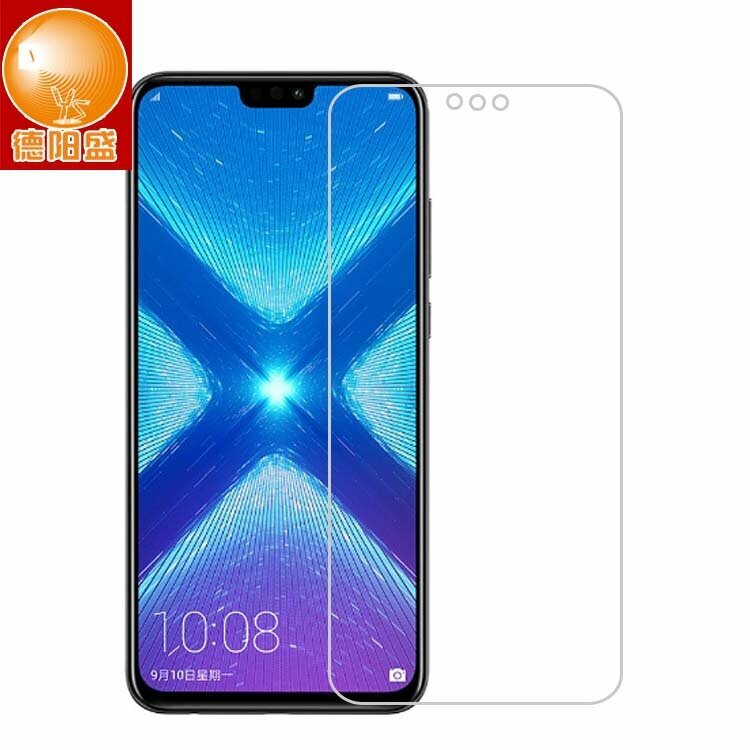 Honor 9X Закаленное Стекло Защитная Пленка для Смартфона - Голая Пленка, Антицарапывающая, Прозрачная Четкость, 1 шт