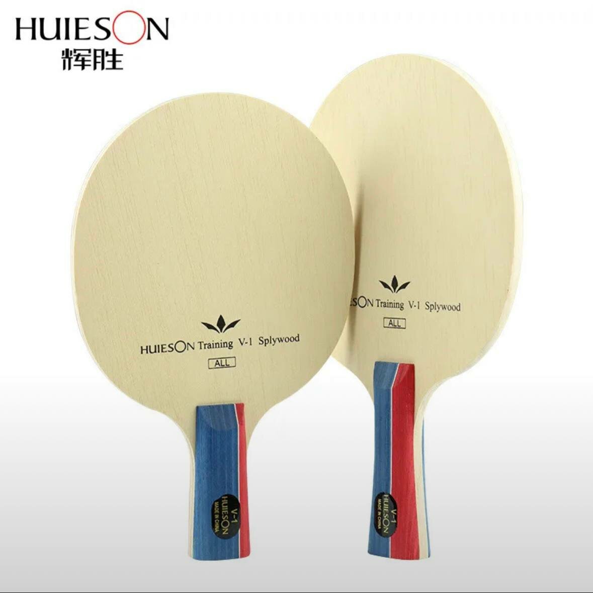Основание ракетки Huieson "V-1", дерево, 3 слоя, для начинающих и продвинутых игроков — фото 1
