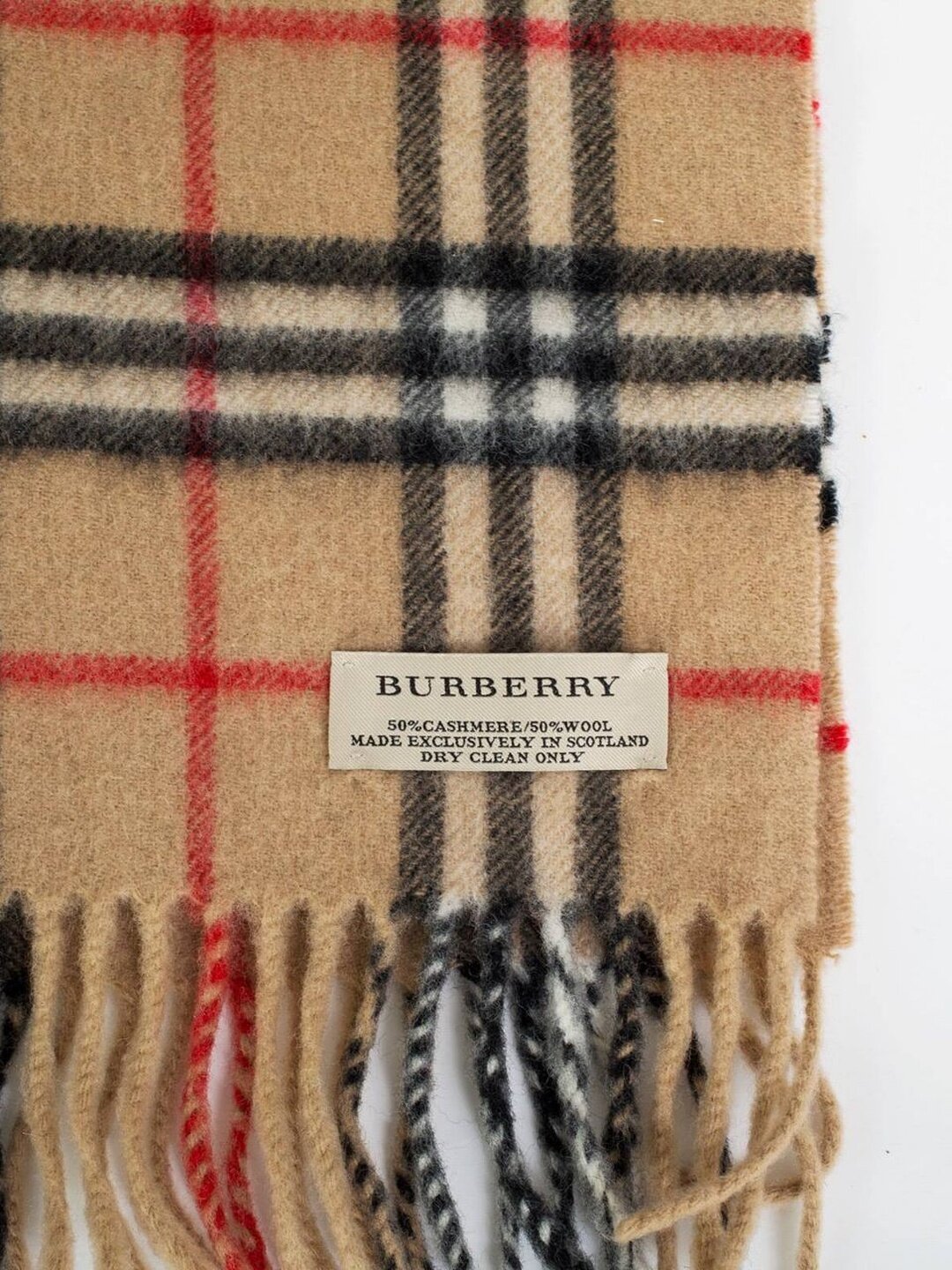 Шарф BURBERRY burberry,150х20 см, 150*20, темно-синий — фото 1