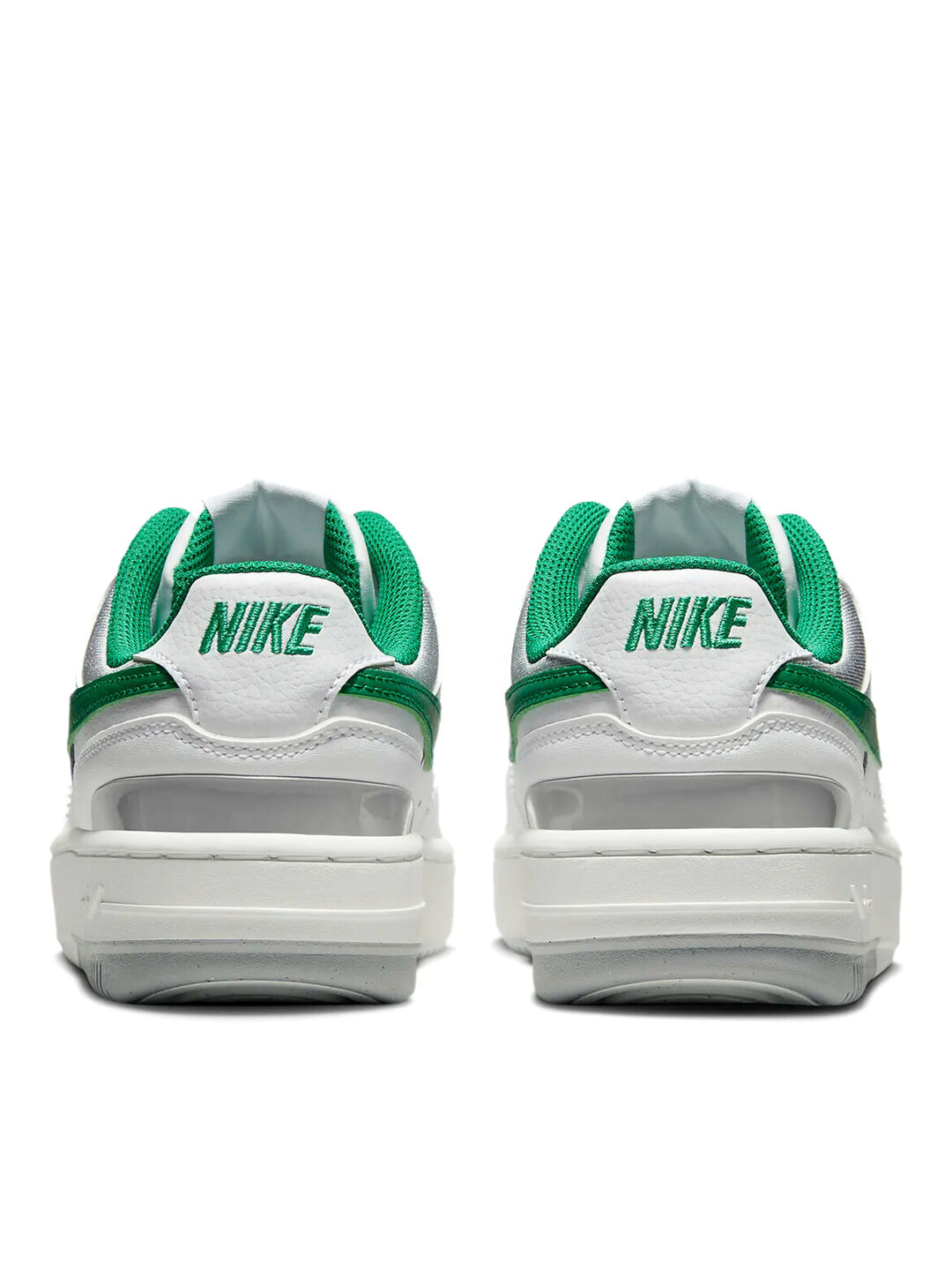 Кроссовки NIKE Gamma Force, размер 7 US, White/Light Smoke Grey/Summit White/Malachite — фото 1