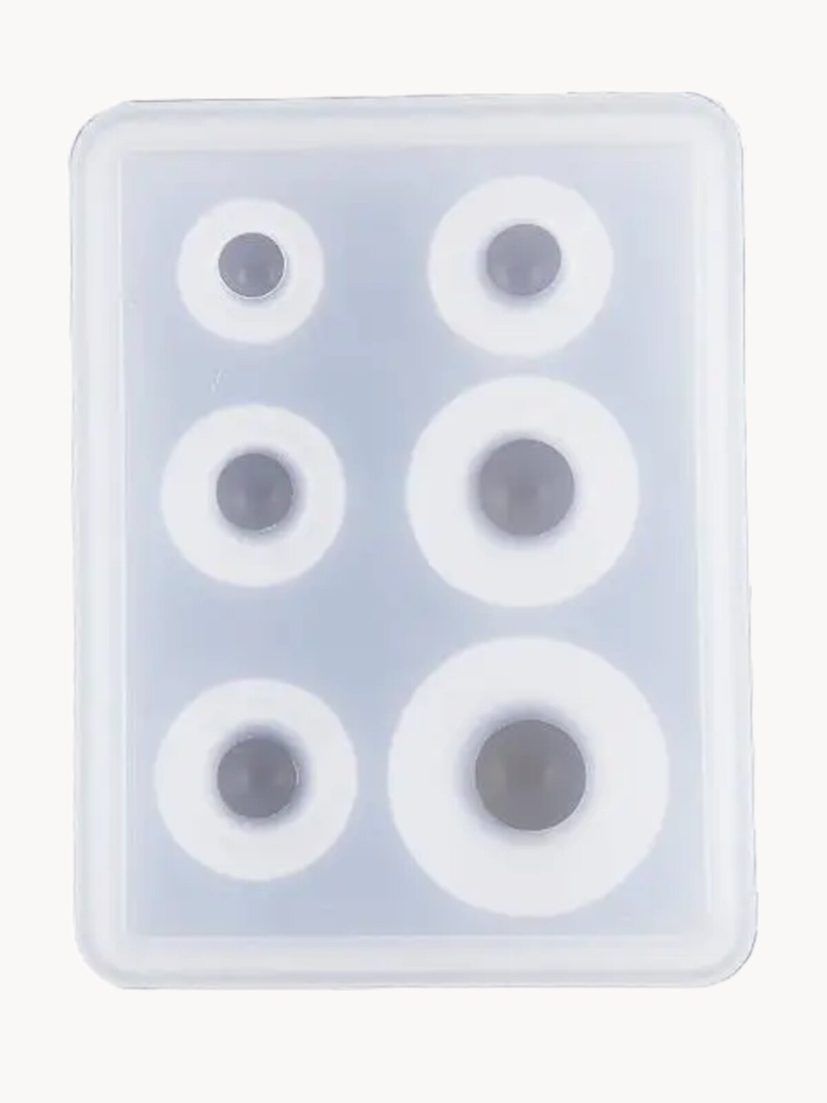 Силиконовый молд для эпоксидной смолы EPOXYMASTER Шары, 6 размеров