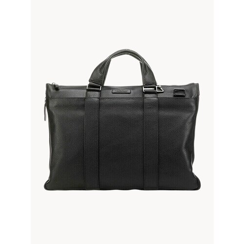 Портфель PIQUADRO фактура зернистая черный 61600₽