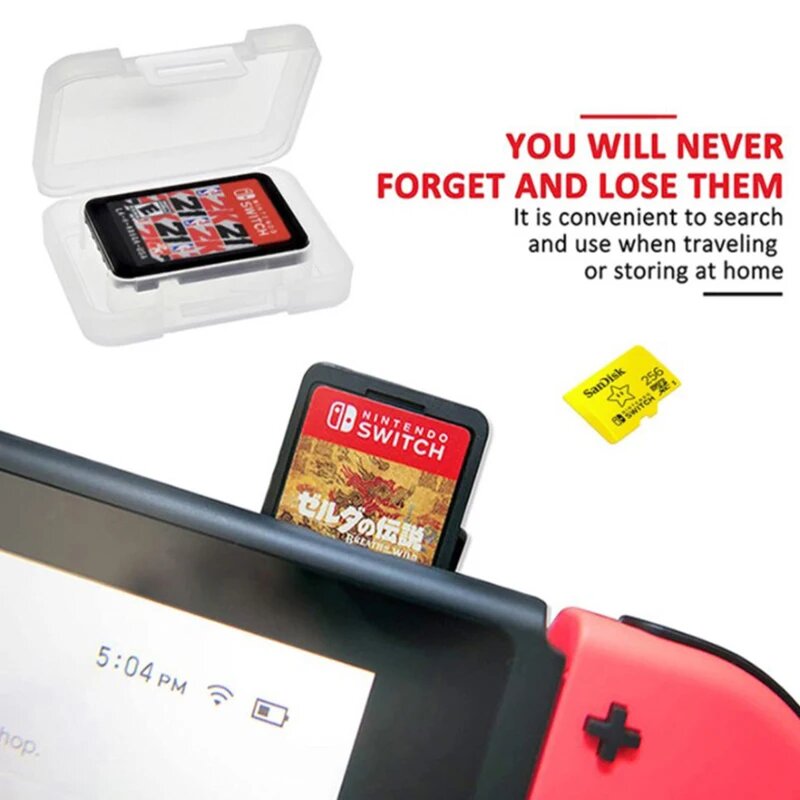 Хранители для карт памяти Nintendo Switch Lite OLED (10 шт.)