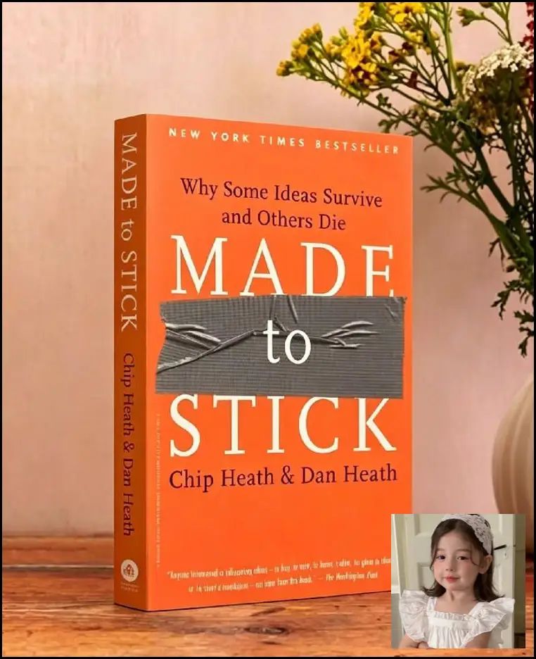 Книга Made to Stick Chip Heath Dan Heath о запоминающихся идеях, мягкая обложка, английский язык