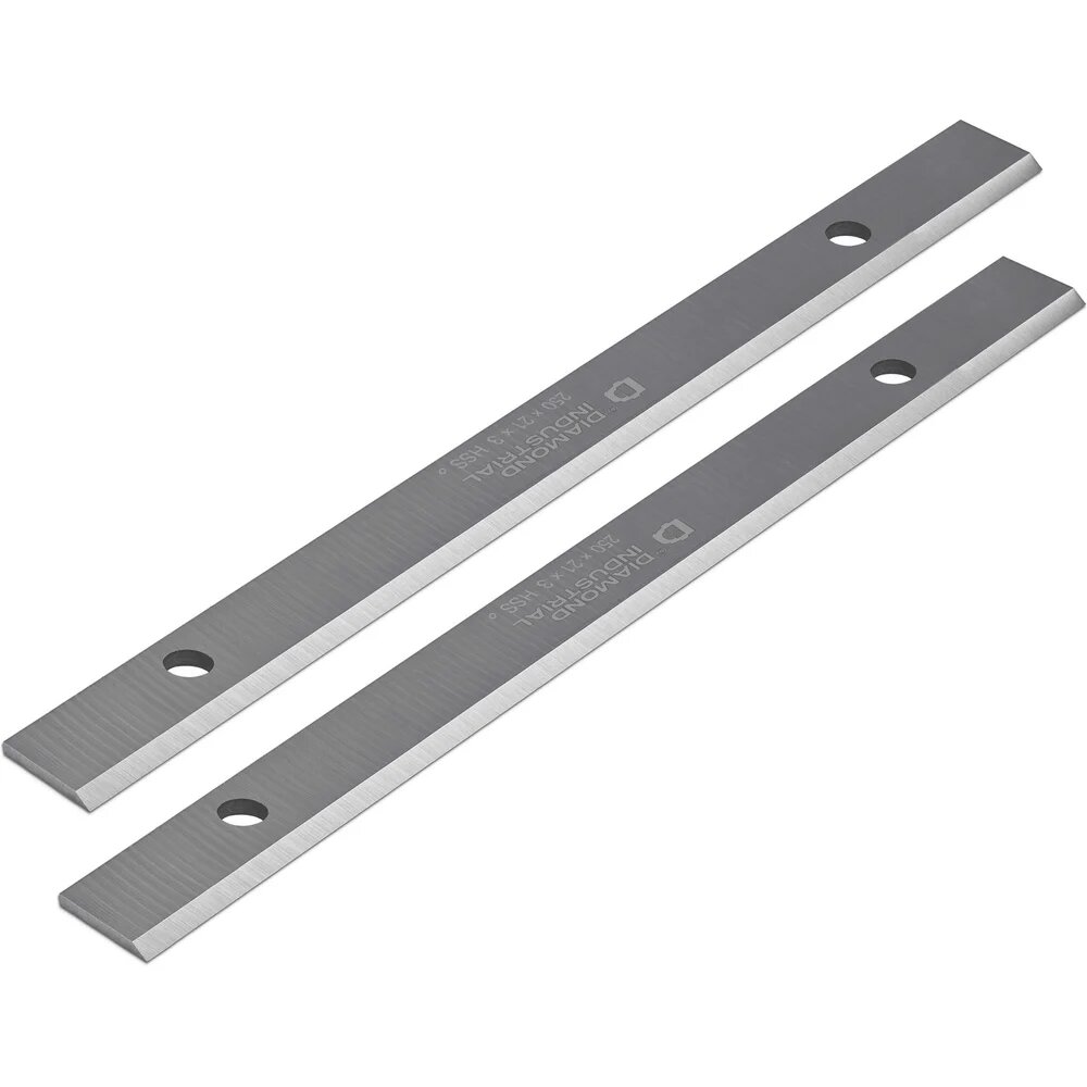 Ножи строгальные 250x21x3 мм с отверстиями HSS (2 шт) Diamond Industrial DIDKN250-2