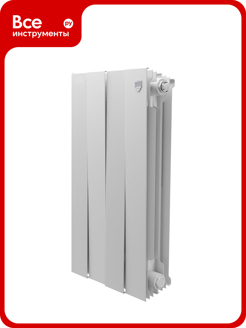 Радиатор Royal Thermo PianoForte 500/Bianco Traffico 4 секц. НС-1176325