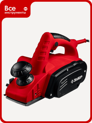Изображение товара Рубанок ЗУБР ЗР-950-82, с механизмом регулировки глубины строгания, щеточный двигатель, пылесборник в комплекте