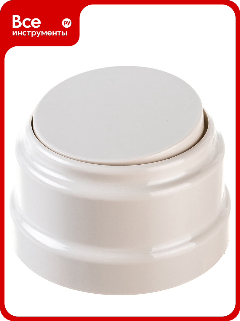 1 клавишный выключатель Bylectrica А110 2201 10А открытой установки  серия ретро  бежевый  А110 2201 бежевый