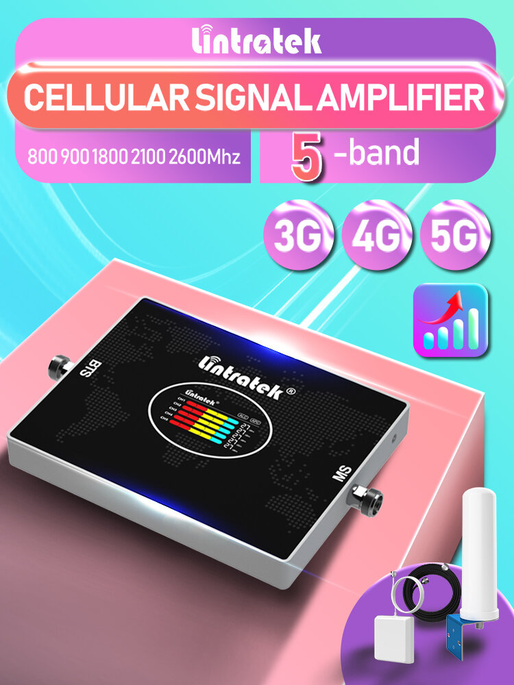 Усилитель сотовой связи ,3g 4g 5g lte интернета с антенной Репитер LTE