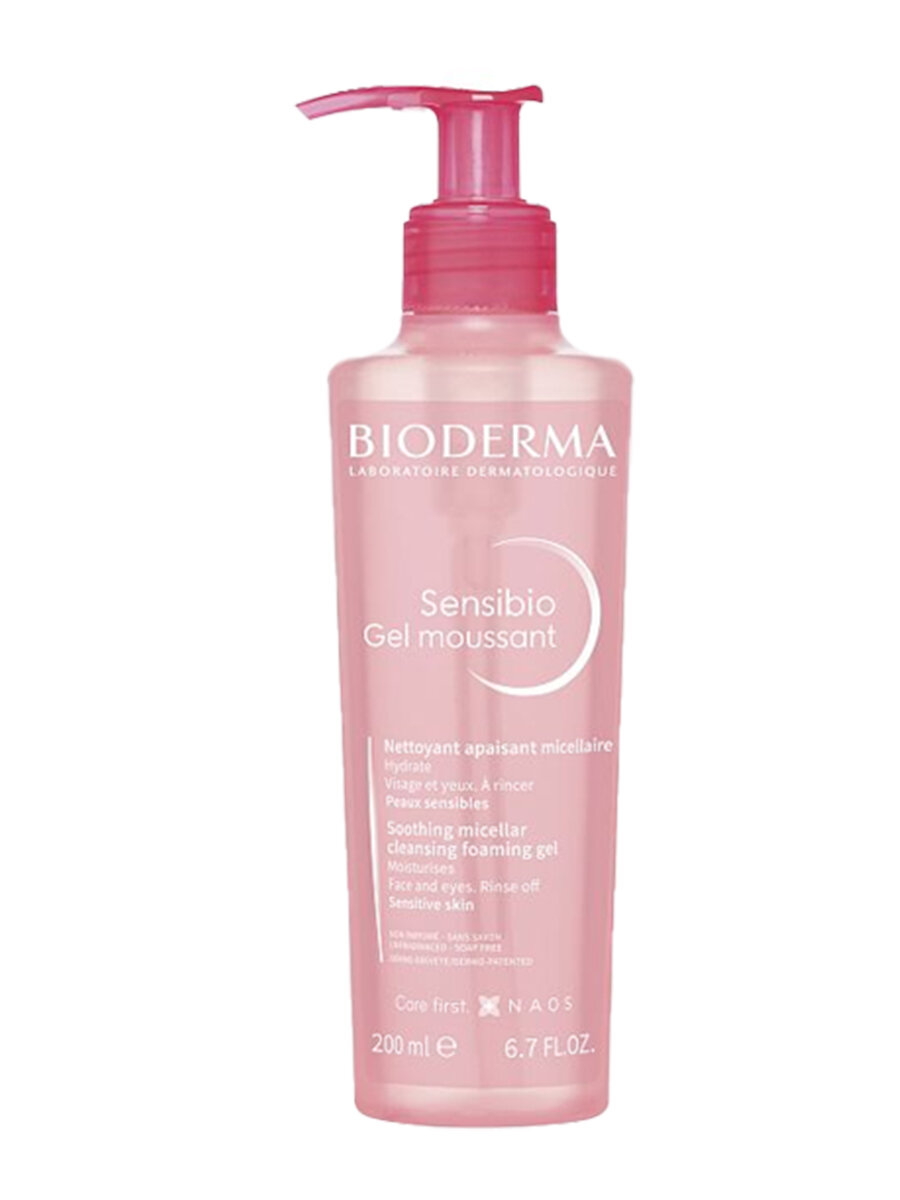 BIODERMA Sensibio Гель Муссан Для чувствительной кожи Нежное очищение  увлажнение