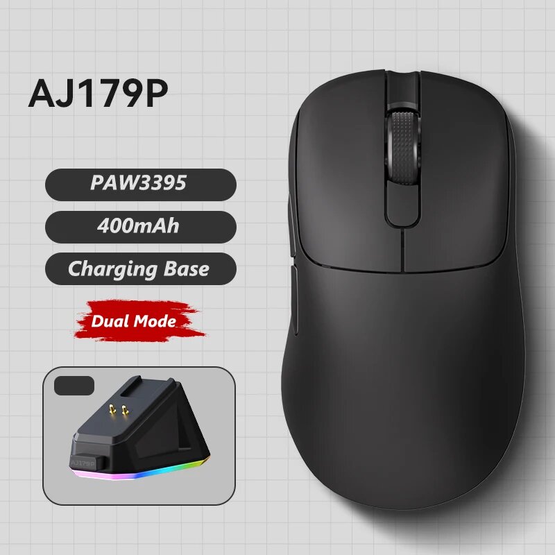 Игровая мышь Ajazz AJ179/AJ179P/AJ179Pro/AJ179APEX, AJ179P Black