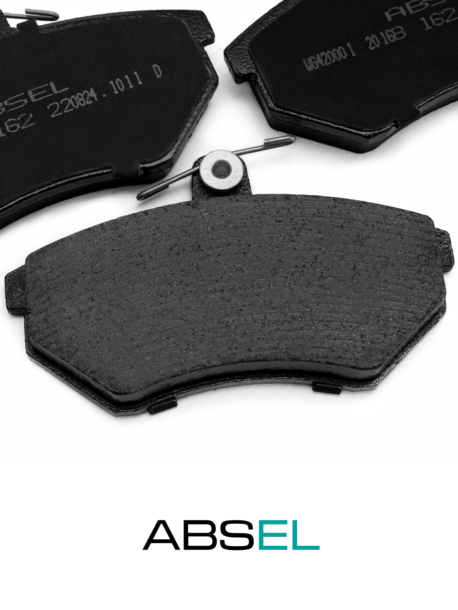 ABSEL Колодки тормозные передние WG420001 для VW PASSAT B3/B4 1988-1997, GOLF III 1991-1999, VENTO 1991-1998; AUDI 80 B4 1991-1996, A4 B5 1994-2000 — фото 1