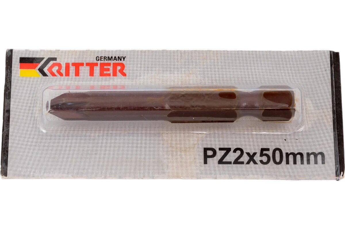 Бита магнитная JapanSteel PZ 2 50 мм сталь K5 защит. декор. покрытие 10 шт в ленте RSC RITTER PS20172050