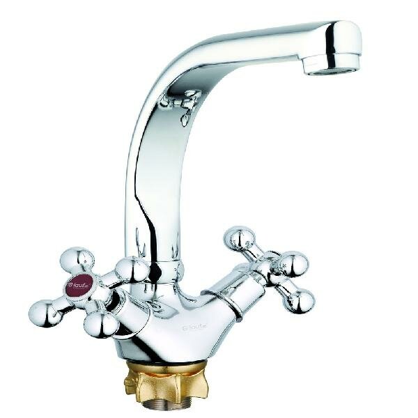 Смеситель для кухни (мойки) G.LAUF QTZ4-D856 (керам. (1/2)180° на лат. гайке)