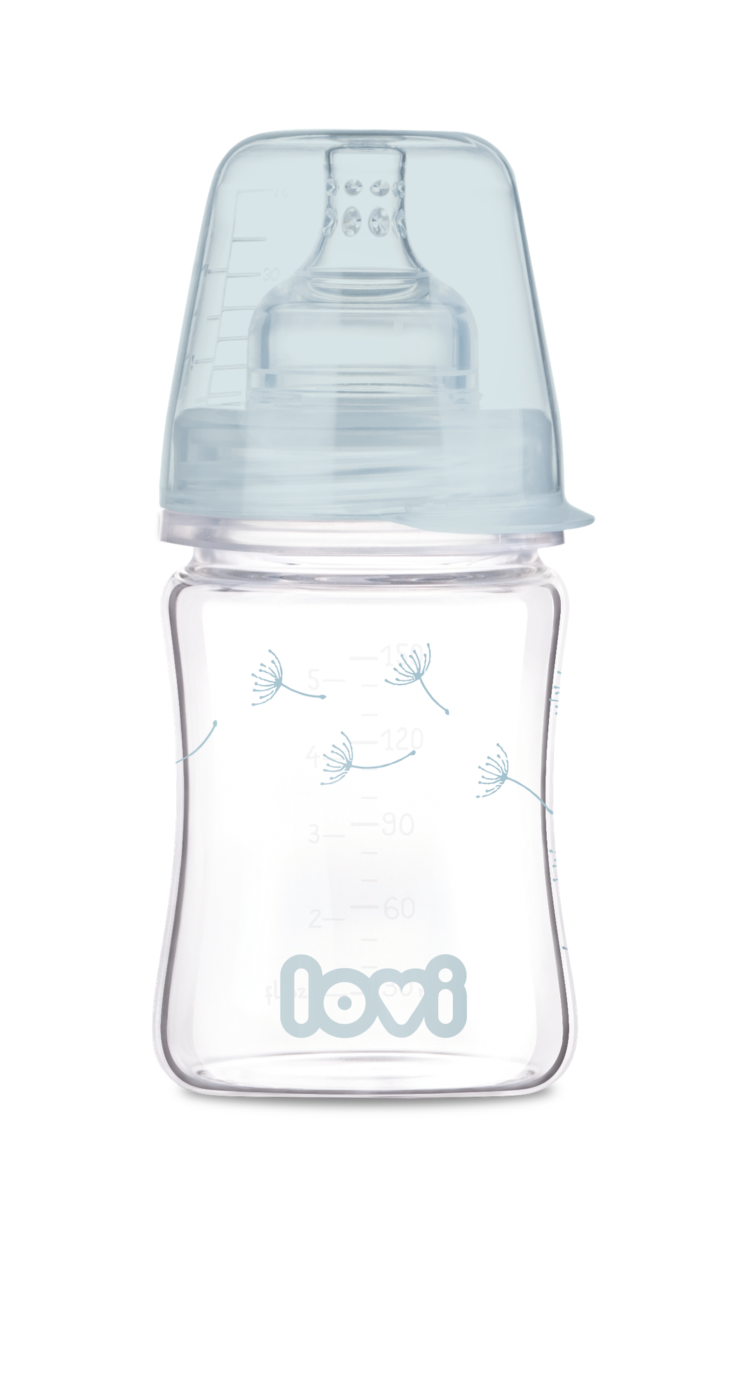 LOVI Бутылочка стеклянная DIAMOND GLAS 150 мл Botanic для кормления