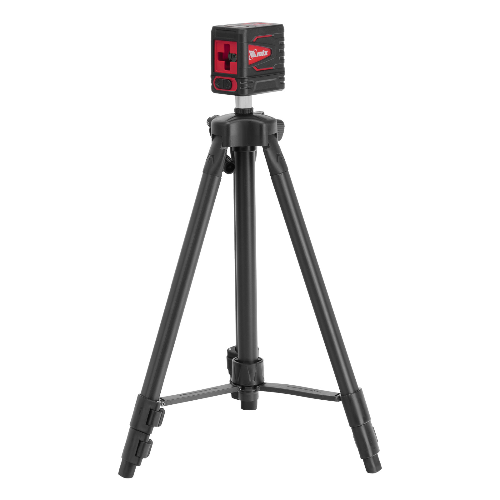 Лазерный уровень QBC RED Pro SET 10 м красный луч батарейки штатив MTX