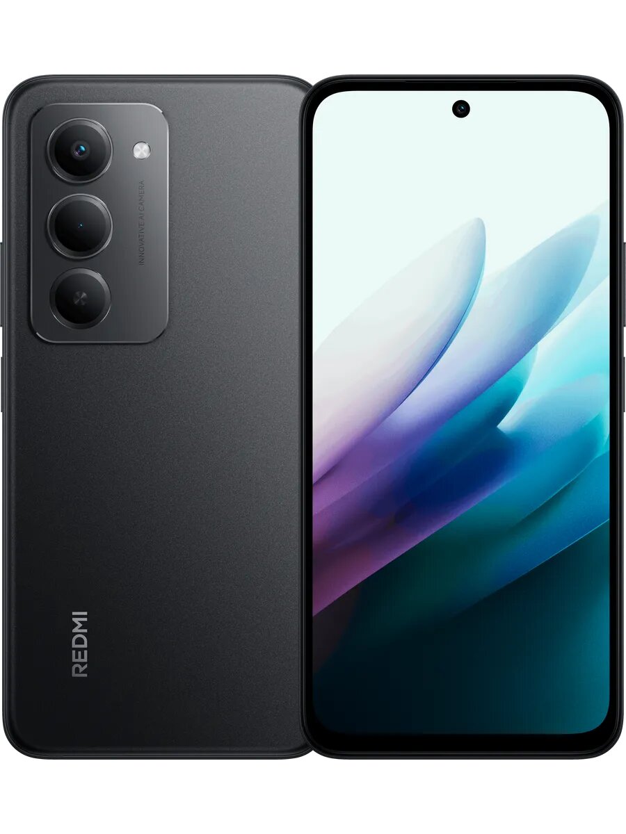 Смартфон Xiaomi Redmi 15 RU 6/128 Гб Black, nano SIM, черный