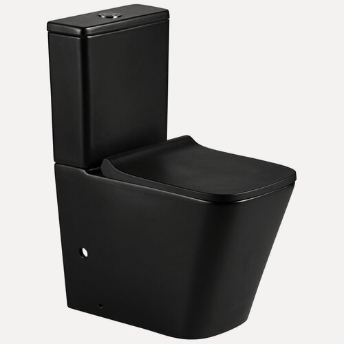 Изображение товара Унитаз Azario Quadro AZ2175MB безободковый