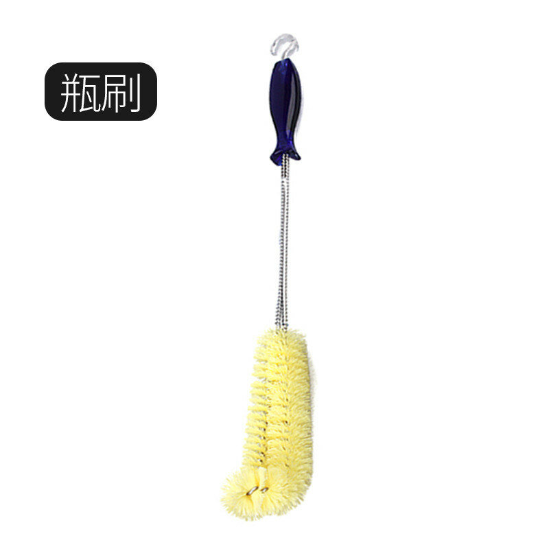 Long handle plastic bottle brush for teapots and hardtoreach containers