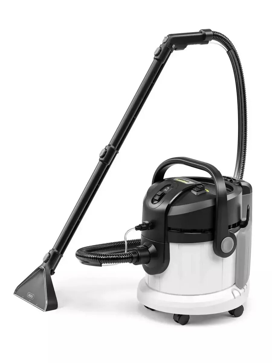Пылесос моющий Karcher SE 4 *EU белый/черный для глубокой очистки текстильных поверхностей
