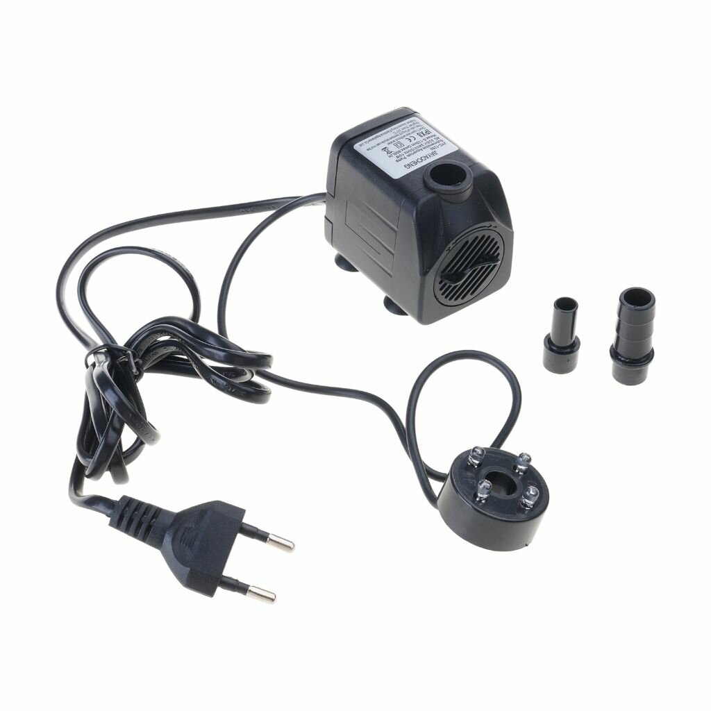 Погружной фонтанный насос с LED-подсветкой 220В