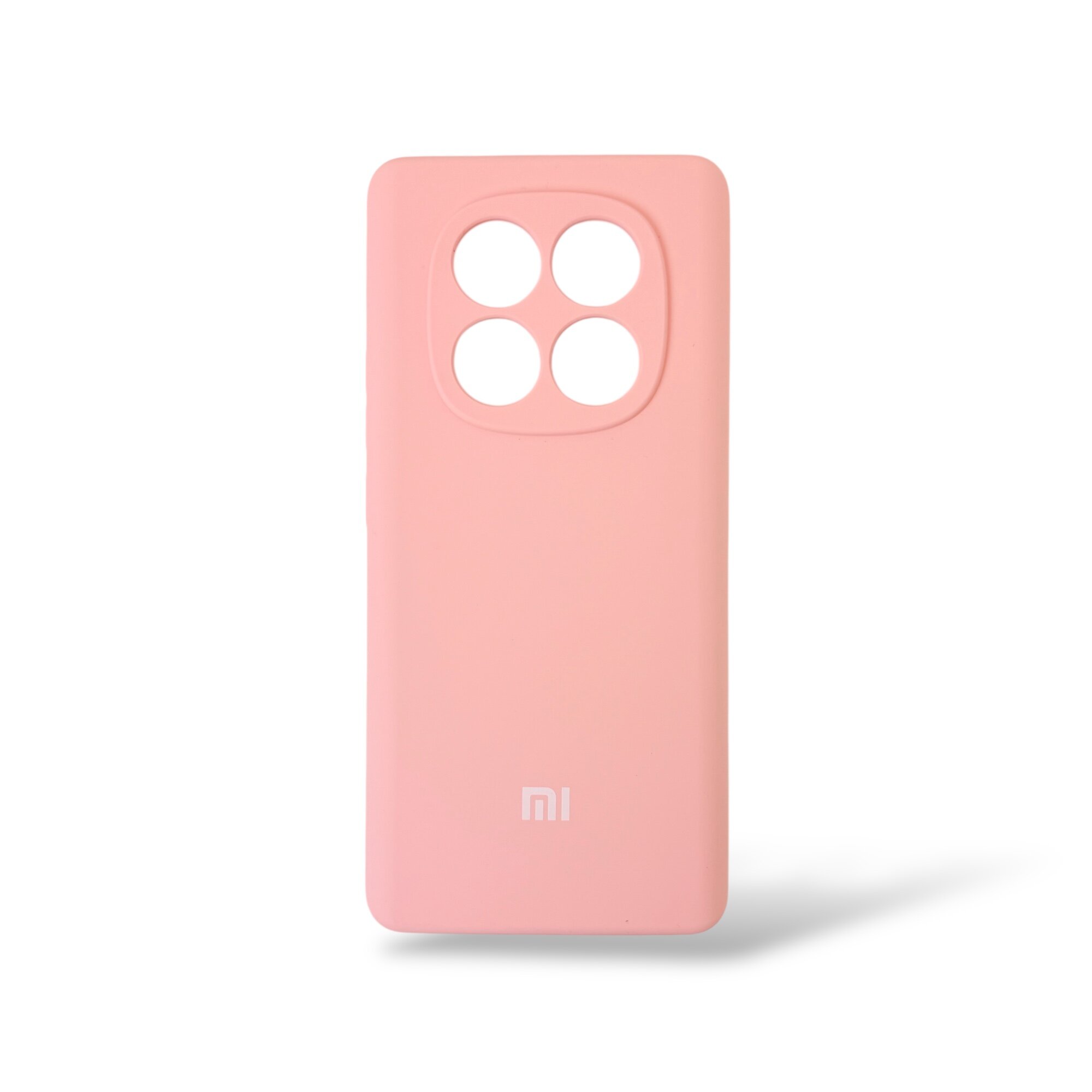 Силиконовый чехол с бархатной подкладкой для Xiaomi Redmi Note 14 Pro – премиум защита