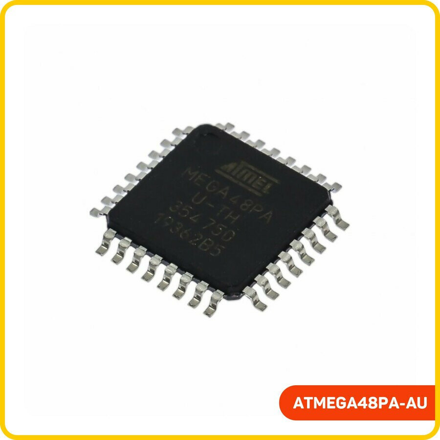 Микроконтроллер Microchip 8-бит AVR (ATmega48PA-AU, TQFP-32)