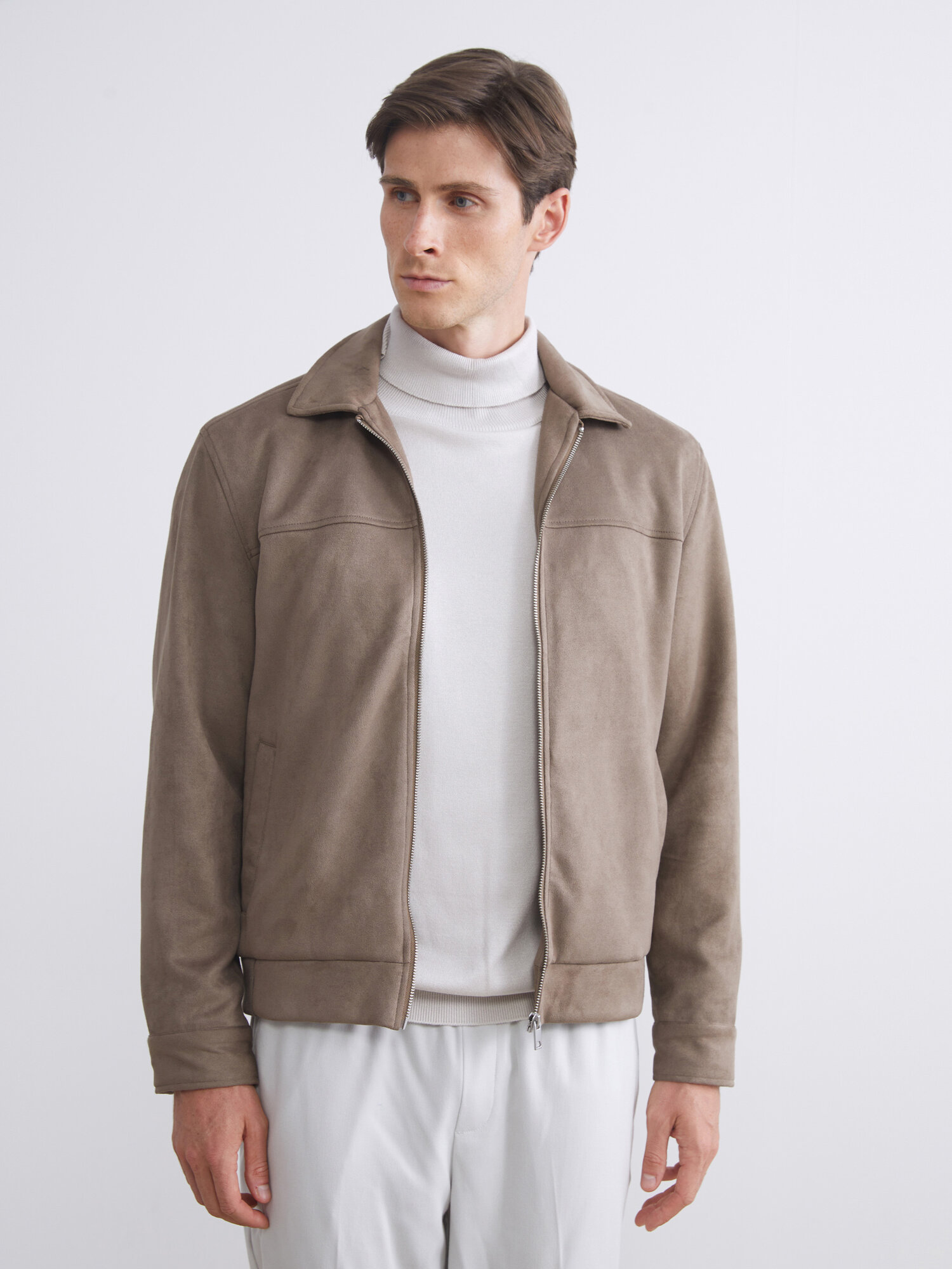 Куртка кожаная LC Waikiki, размер L, vizon