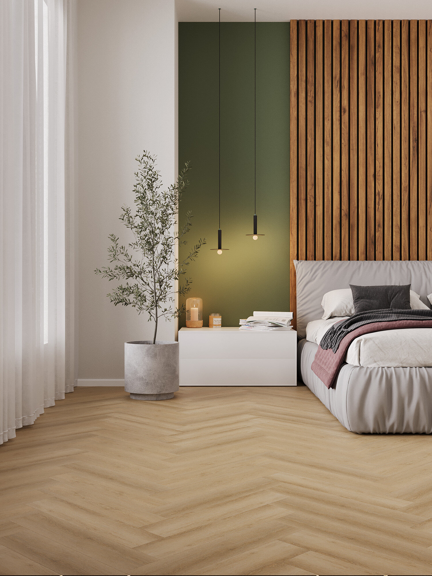 Кварцвиниловая плитка SPC NATISSTON UNIQUE KRONBLAD 34 класс 4 мм 195 м²