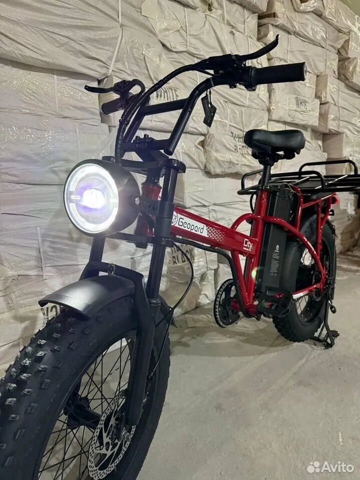 Электровелосипед скутер Фэтбайк Gepard “курьер” 1500Wat Литий 32AH до 70км