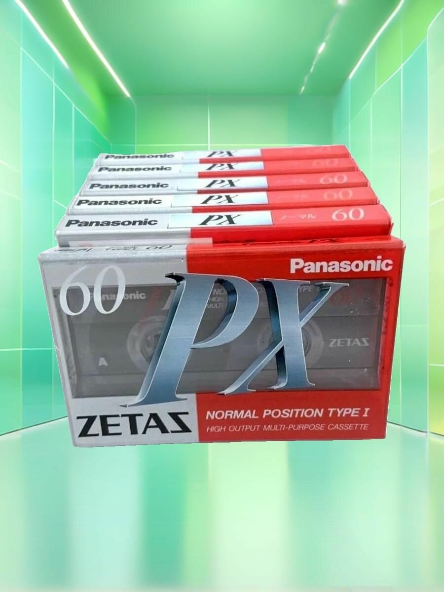 Аудиокассета Panasonic ZETAS PX60 TYPE I (1 шт. 60 мин,)
