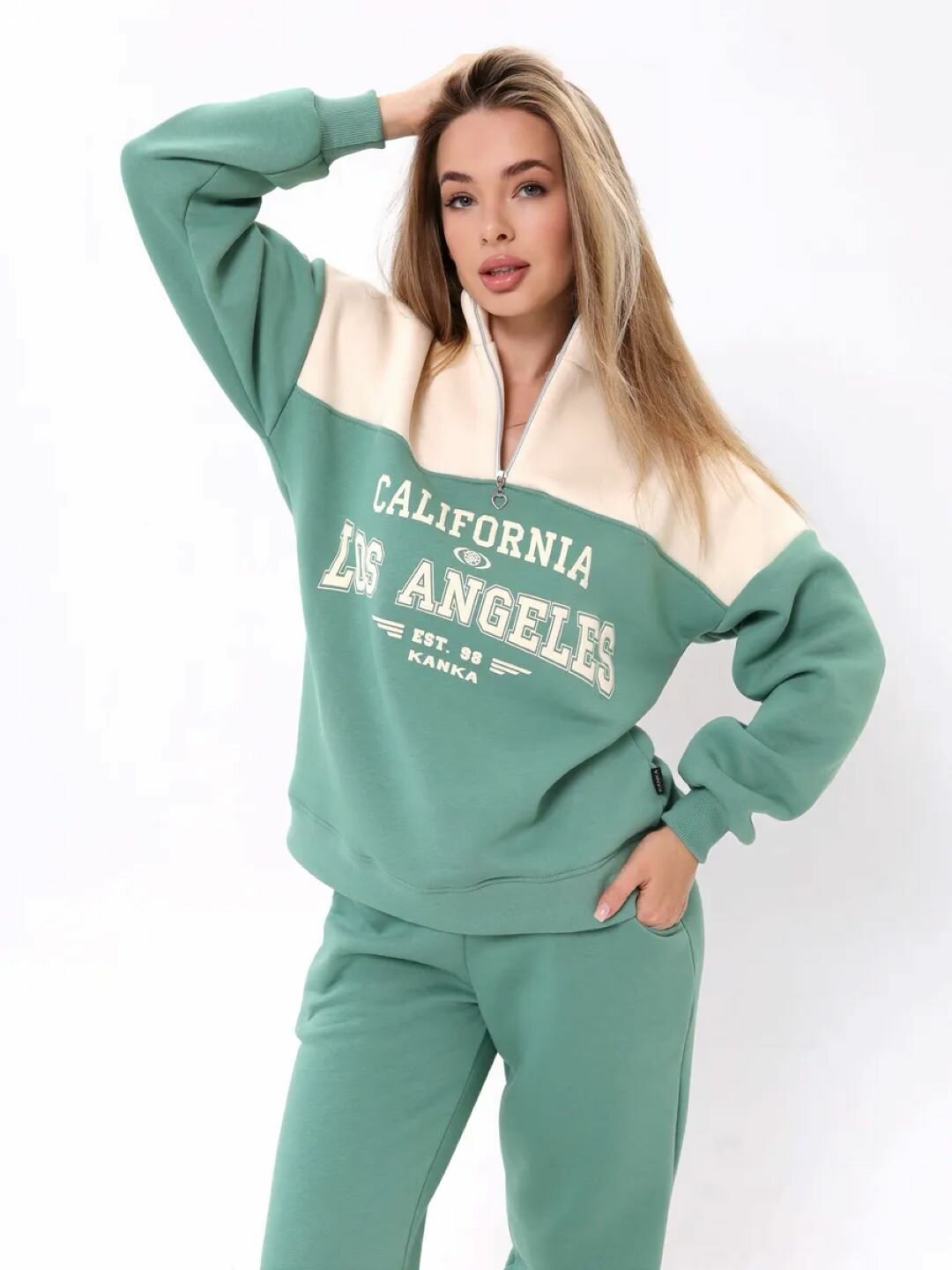 Комплект одежды DNZ, размер 52, малахитовый